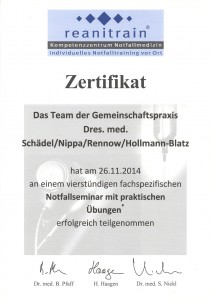 Notfallseminar 2014